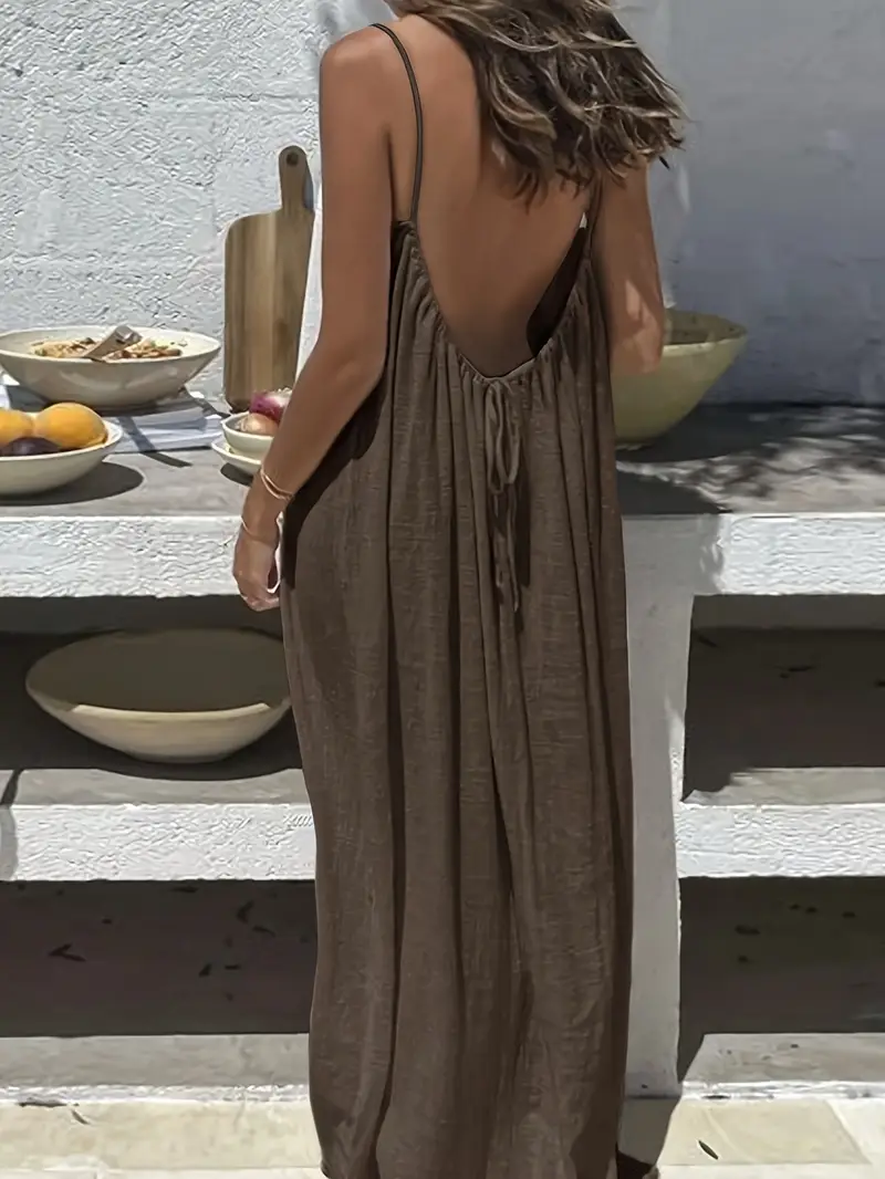 Divine Backless Cami Dress
