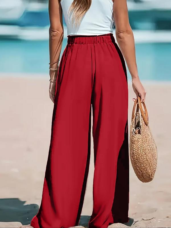 Coastal Breeze  Plus Size Wide-Leg Pants