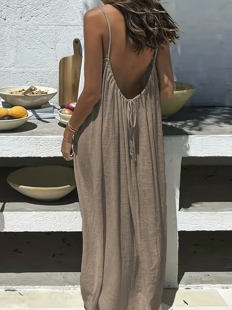 Divine Backless Cami Dress